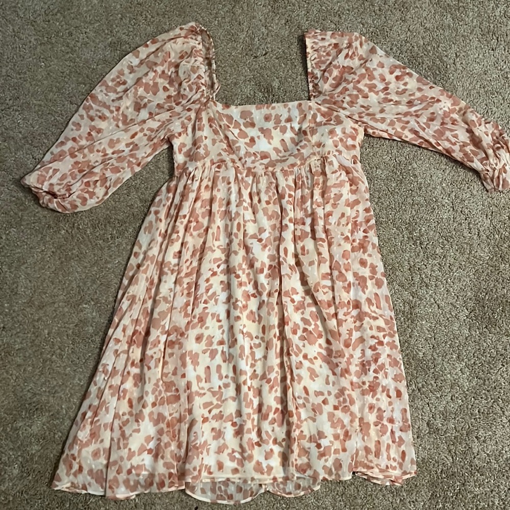 Storia Square Neck Mini Dress